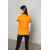 Рубашка поло  женская STAN с контрастными деталями хлопок/полиэстер 185, 04CW, Жёлтый/Чёрный (12/20) (42/XS), Цвет: Жёлтый, Размер: 42/XS, изображение 5