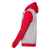 Худи унисекс STAN футер с начёсом 260,20, Серый меланж - Красный (50/14)  (40/3XS), Цвет: серый меланж, Размер: 40/3XS, изображение 2