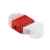 Точилка с ластиком, красный, Цвет: красный, Размер: 6.5x1.5x3.3 см