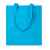 Хлопковая сумка 180гр / м2, бирюзовый, Цвет: бирюзовый, Размер: 38x42 см