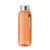 RPET bottle 500ml, прозрачно-оранжевый, Цвет: прозрачно-оранжевый, Размер: 6x20.5 см