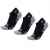 Набор из 3 пар спортивных женских носков Monterno Sport, черный, Цвет: черный, Размер: 36-41