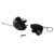 Брелок-рулетка Кристалл, 1м, 1м, 499504, Цвет: черный, Размер: 1м, изображение 3