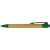 Ручка шариковая Borneo, 10632203, Цвет: зеленый,светло-коричневый, изображение 4