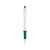 Ручка пластиковая шариковая Фиджи, 13180.03, Цвет: зеленый,белый, изображение 2