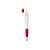10658102 Ручка-стилус шариковая Nash с маркером, Цвет: красный,серебристый, изображение 5
