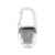 10425600 Брелок - фонарик с отражателем и карабином, Цвет: белый,прозрачный, изображение 5