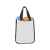 Ламинированная сумка для покупок, малая, 80 г/м2, 12034501, Цвет: белый, изображение 2