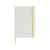 Блокнот А5 Spectrum с белой обложкой и цветной резинкой, 10713505, Цвет: белый,желтый, изображение 2
