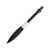 Ручка металлическая шариковая Bazooka, 11540.06, Цвет: черный,белый, изображение 2