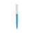 Ручка пластиковая soft-touch шариковая Zorro, 18560.10, Цвет: голубой,белый, изображение 2