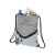 Спортивный рюкзак-мешок, 12038503, Цвет: серый,белый, изображение 4