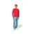 Толстовка London мужская, XS, 3152825XS, Цвет: красный, Размер: XS, изображение 4