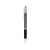 Ручка пластиковая шариковая Trim, 10731700, Цвет: черный,белый, изображение 2