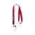 Шнурок Sagan с отстегивающейся пряжкой и держателем для телефона, 10250804, Цвет: красный, изображение 2
