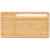 590908 Беспроводное зарядное устройство-органайзер из бамбука Timber, Цвет: натуральный, изображение 3