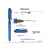Ручка пластиковая шариковая Monaco, 20-0125.09, Цвет: ярко-синий, изображение 3