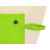 Складная хлопковая сумка для шопинга Gross с карманом, 180 г/м2, 955103, Цвет: зеленое яблоко,натуральный, изображение 6