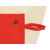 Складная хлопковая сумка для шопинга Gross с карманом, 180 г/м2, 955101, Цвет: красный,натуральный, изображение 6