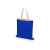 Сумка для шопинга Twin двухцветная из хлопка, 180 г/м2, 955142, Цвет: синий,натуральный, изображение 2