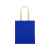 Сумка для шопинга Twin двухцветная из хлопка, 180 г/м2, 955142, Цвет: синий,натуральный, изображение 6