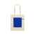 Складная хлопковая сумка для шопинга Gross с карманом, 180 г/м2, 955102, Цвет: синий,натуральный, изображение 11