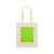 Складная хлопковая сумка для шопинга Gross с карманом, 180 г/м2, 955103, Цвет: зеленое яблоко,натуральный, изображение 11