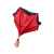 Зонт-трость Yoon с обратным сложением, 10940204, Цвет: черный,красный, изображение 4