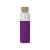 Стеклянная бутылка для воды в силиконовом чехле Refine, 887319, Цвет: прозрачный,фиолетовый, Объем: 550, изображение 3
