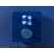 965142 Портативные парные колонки TWS YoYo Stereo, Цвет: синий, изображение 2