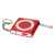 Брелок-рулетка с фонариком Книга, 1м, 1м, 719451p, Цвет: красный, Размер: 1м, изображение 3