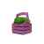 Композиция Корзинка со мхом, 4500606, Цвет: зеленый,фиолетовый, изображение 3