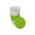 Фарфоровая кружка с двойными стенками Toronto, 873442, Цвет: зеленое яблоко,белый, Объем: 300, изображение 2
