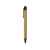 Ручка из пробки и переработанной пшеницы шариковая Evora, 11576.07, Цвет: черный,коричневый, изображение 3