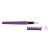 Ручка металлическая роллер Brush R GUM soft-touch с зеркальной гравировкой, 188019.14, Цвет: фиолетовый, изображение 2