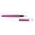 Ручка металлическая роллер Brush R GUM soft-touch с зеркальной гравировкой, 188019.11, Цвет: розовый, изображение 2