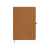 Блокнот А5 Venera с обложкой из переработанной кожи, A5, 114405, Цвет: коричневый, Размер: A5, изображение 3