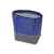Сумка-холодильник Reviver с длинными ручками из нетканого переработанного материала RPET, 590502, Цвет: серый,синий, изображение 2