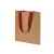 Сумка-шопер Papyrus из моющейся крафт-бумаги, 937517, Цвет: красный,натуральный, изображение 3