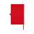 Блокнот А5 Honua из переработанных материалов, 10776321, Цвет: красный, изображение 3