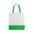 Сумка-шоппер двухцветная Reviver из нетканого переработанного материала RPET, 590203, Цвет: зеленый, изображение 3