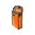 Сумка-холодильник Reviver на липучке из нетканого переработанного материала RPET, 590308, Цвет: оранжевый, изображение 2