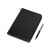 Бизнес-блокнот на молнии А5 Fabrizio с RFID защитой и ручкой, 701407, Цвет: черный,серебристый, изображение 2