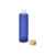 Стеклянная бутылка с бамбуковой крышкой Foggy, 600 мл, 828702, Цвет: синий, Объем: 600, изображение 2