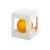 Стеклянный шар на елку Fairy tale Opal, 6 см, 213025, Цвет: желтый, изображение 2