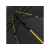 Зонт-трость Colorline с цветными спицами и куполом из переработанного пластика, 100003, Цвет: черный,желтый, изображение 2