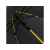 Зонт-трость Colorline с цветными спицами и куполом из переработанного пластика, 100003, Цвет: черный,желтый, изображение 4