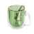 Набор Bergamot: кружка и ситечко для чая, 88732.04, Цвет: серебристый,зеленый прозрачный, Объем: 250, изображение 2