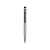 Ручка-стилус пластиковая шариковая Poke, 13472.00, Цвет: серебристый,черный, изображение 2