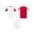 Спортивный костюм Juve, унисекс, 2XL, 525CJ01602XL, Цвет: красный,белый, Размер: 2XL, изображение 2
